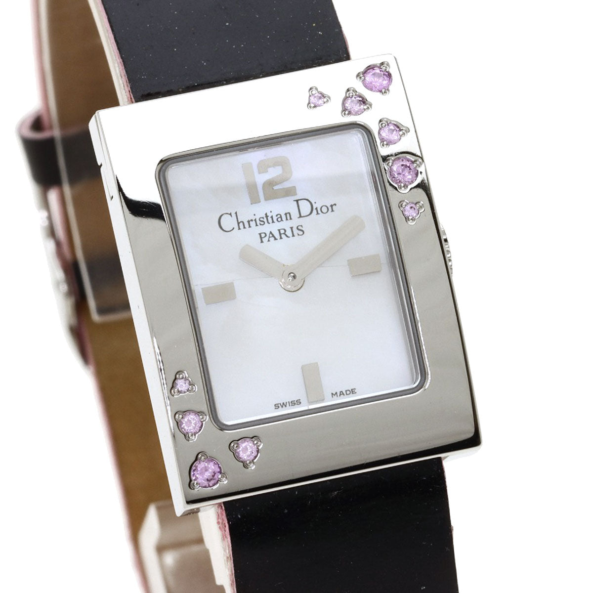 CHRISTIAN DIOR Maris Watches D78-1093 Stainless Steel/Leather Ladies