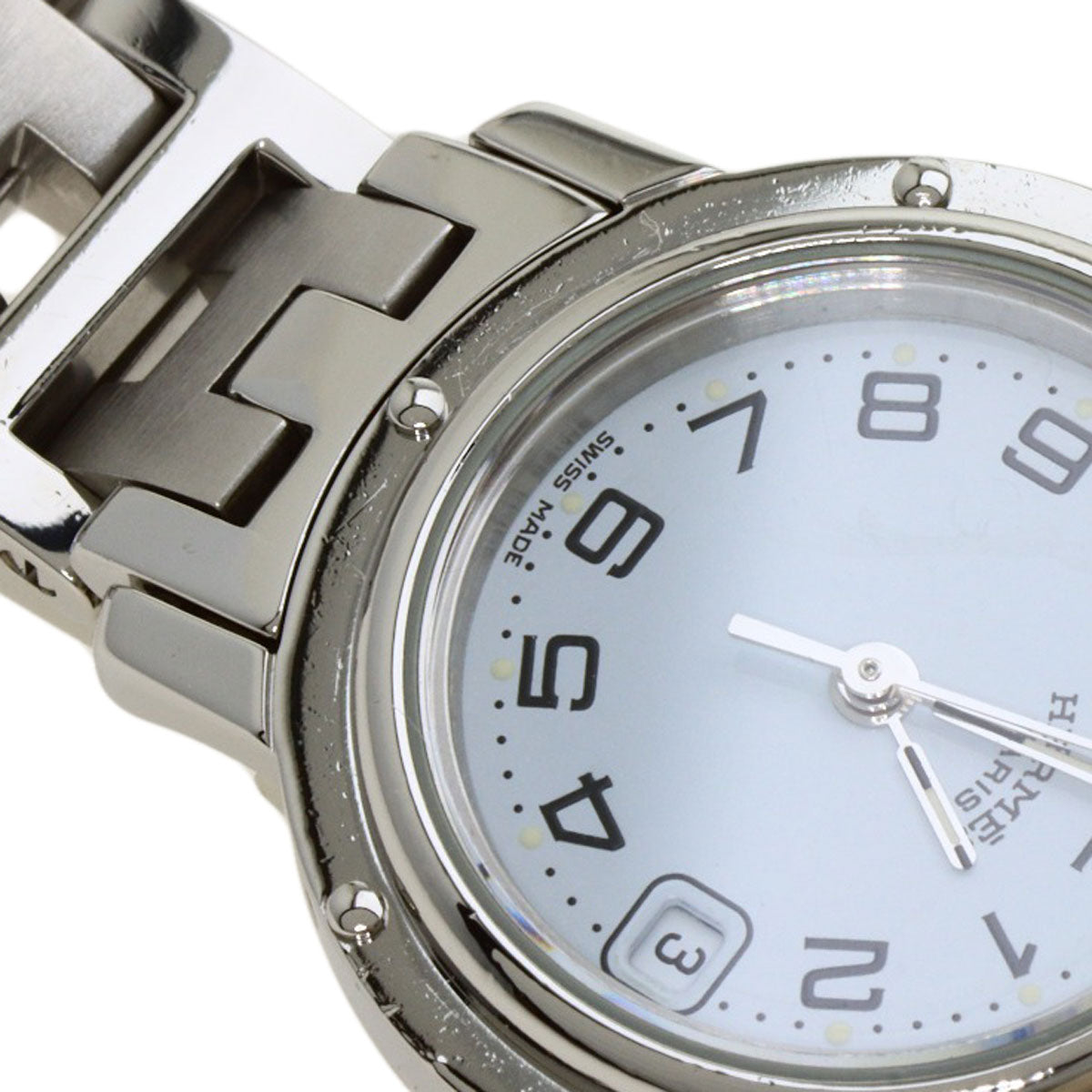 HERMES Clipper Watches CL4.210 Stainless Steel/Stainless Steel Ladies