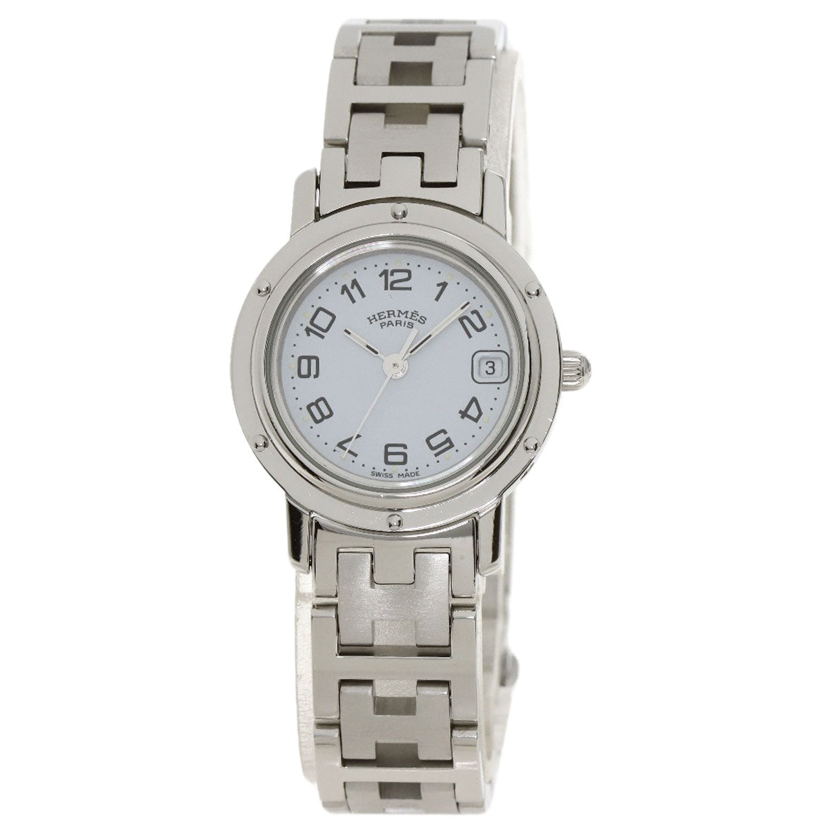 HERMES Clipper Watches CL4.210 Stainless Steel/Stainless Steel Ladies