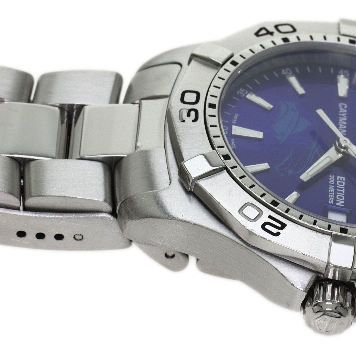 TAG HEUER Aqua Racer Cayman Limited to 700 Watches WAF111F Stainless Steel/Stainless Steel mens