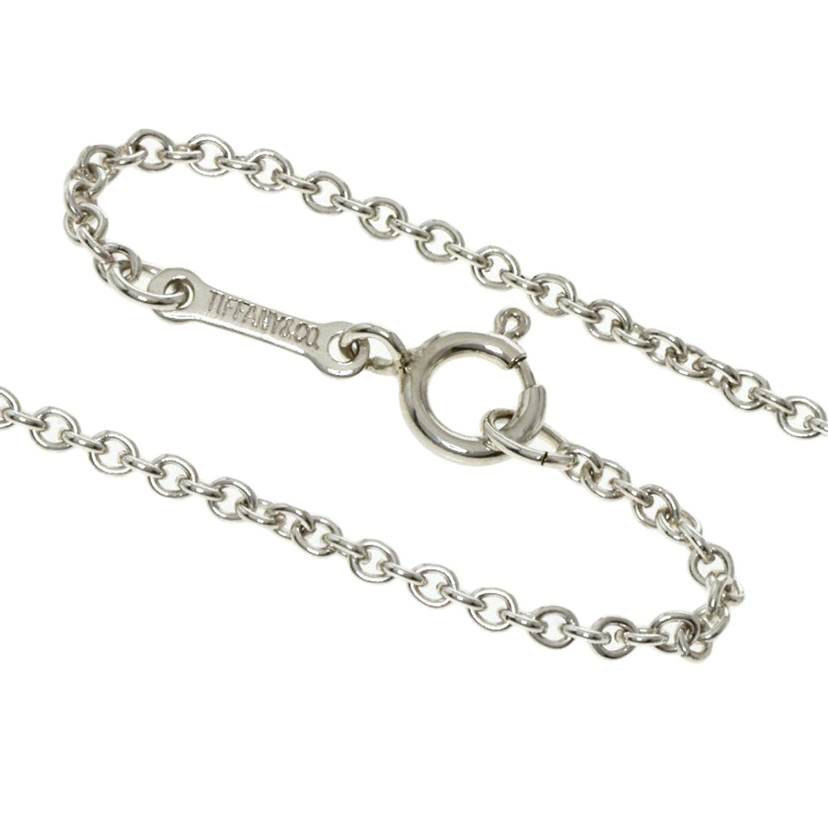 TIFFANY&Co.   Necklace Double loop Silver Ladies