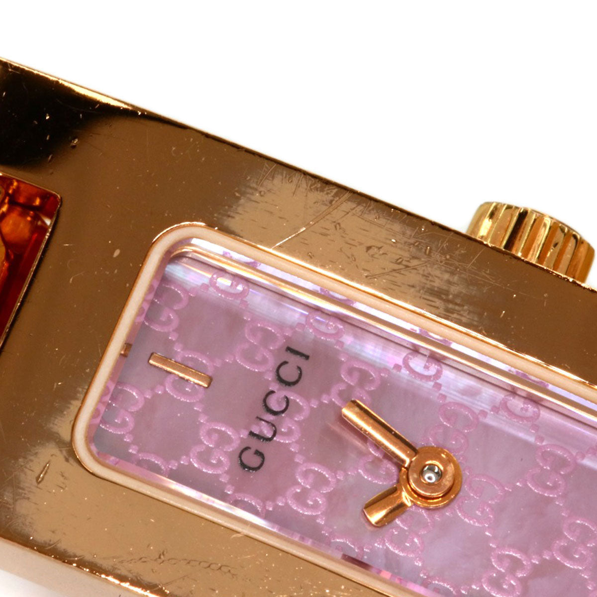 GUCCI Square face Watches 3900L Gold Plated/Gold Plated Ladies