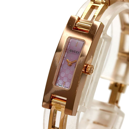 GUCCI Square face Watches 3900L Gold Plated/Gold Plated Ladies