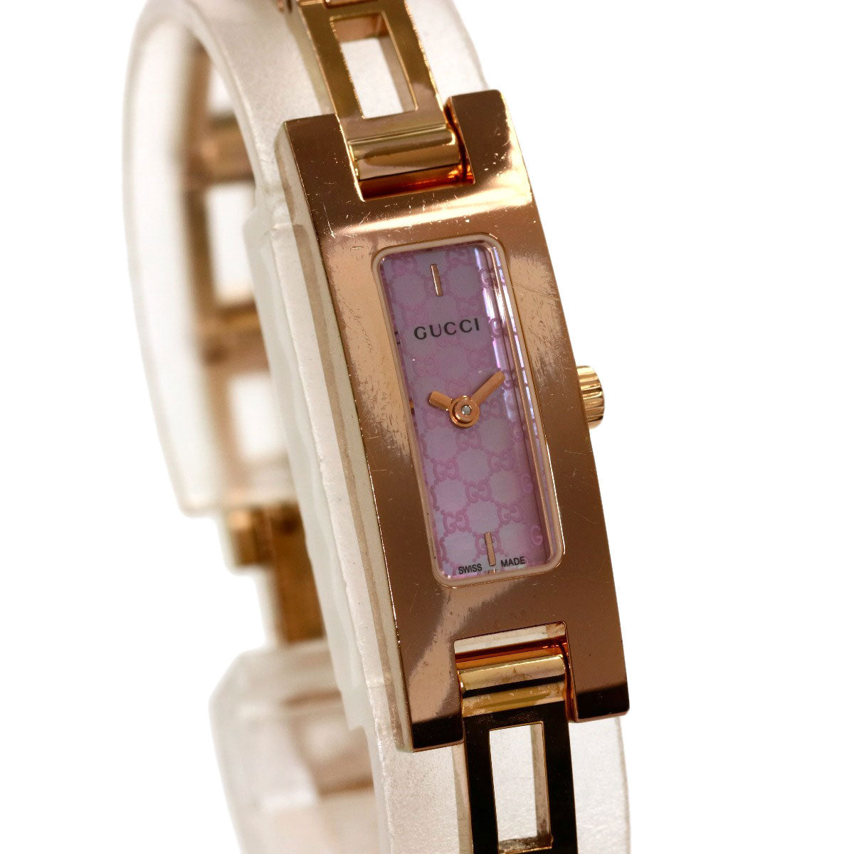 GUCCI Square face Watches 3900L Gold Plated/Gold Plated Ladies