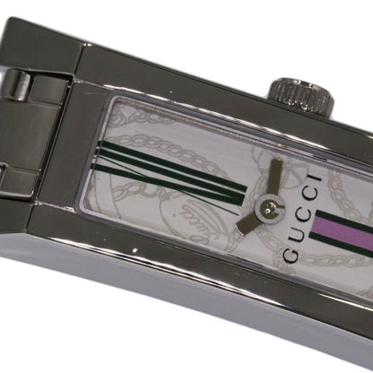 GUCCI Square face Watches YA110 Stainless Steel/Stainless Steel Ladies