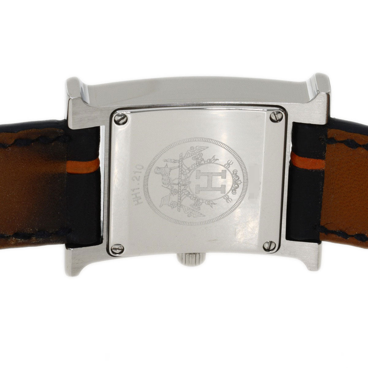 HERMES H watch Watches HH1.210 Stainless Steel/Leather Ladies