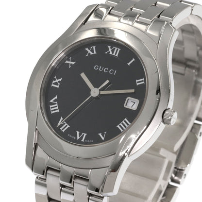 GUCCI Round face Watches 5500M Stainless Steel/Stainless Steel mens