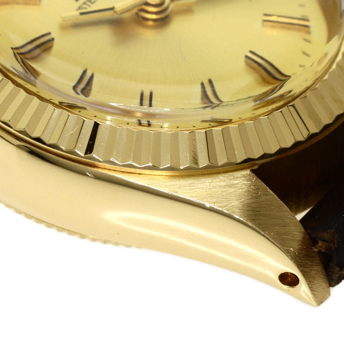 ROLEX Oyster perpetual Watches 6719 K18 Yellow Gold/Leather Ladies