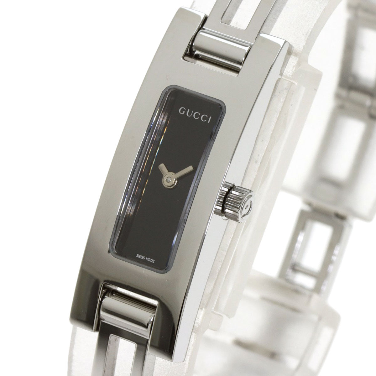 GUCCI Square face Watches 3900L Stainless Steel/Stainless Steel Ladies