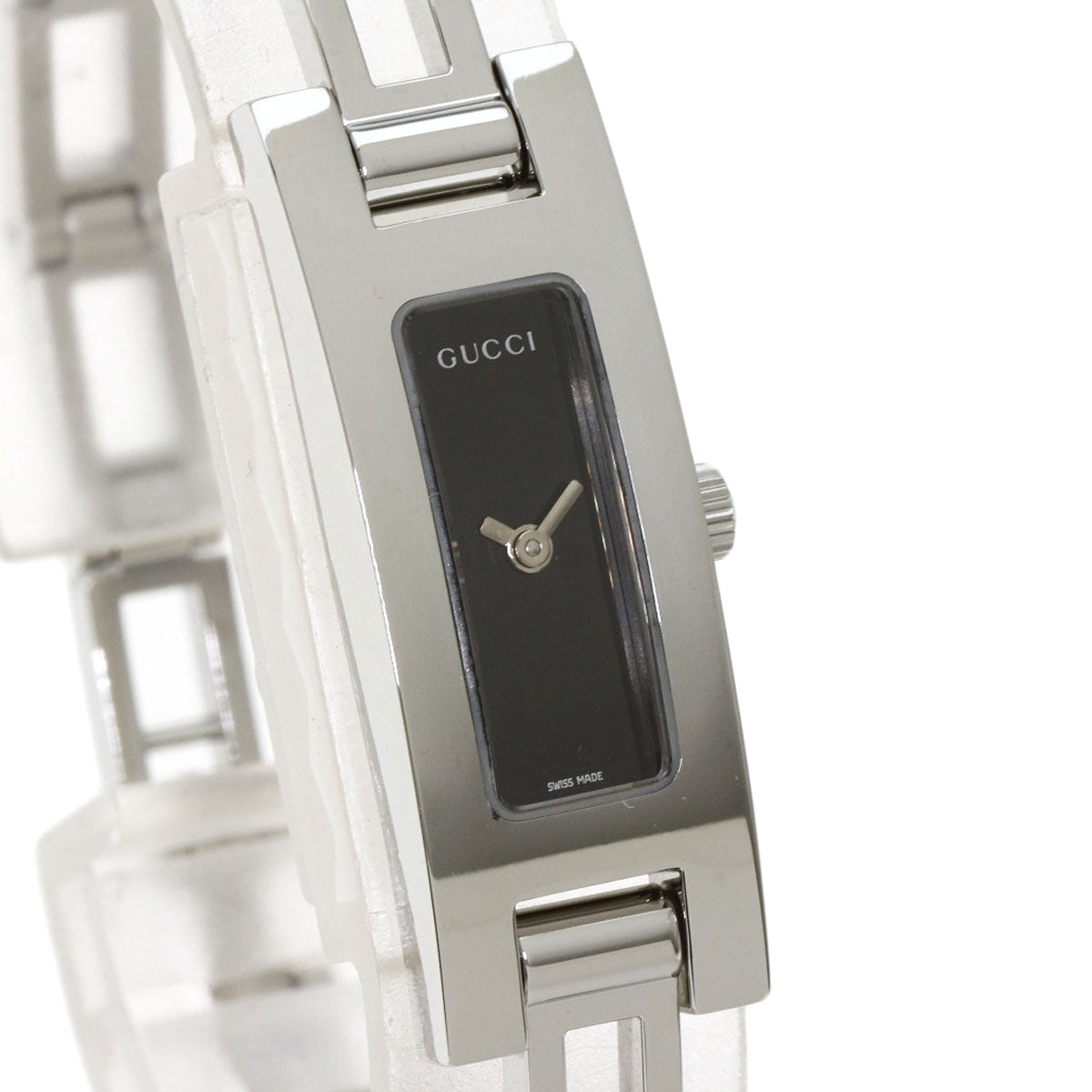 GUCCI Square face Watches 3900L Stainless Steel/Stainless Steel Ladies