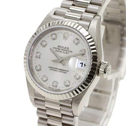 ROLEX DATEJUST 10P Diamond Watches 79179G K18 White Gold/K18 White Gold Ladies