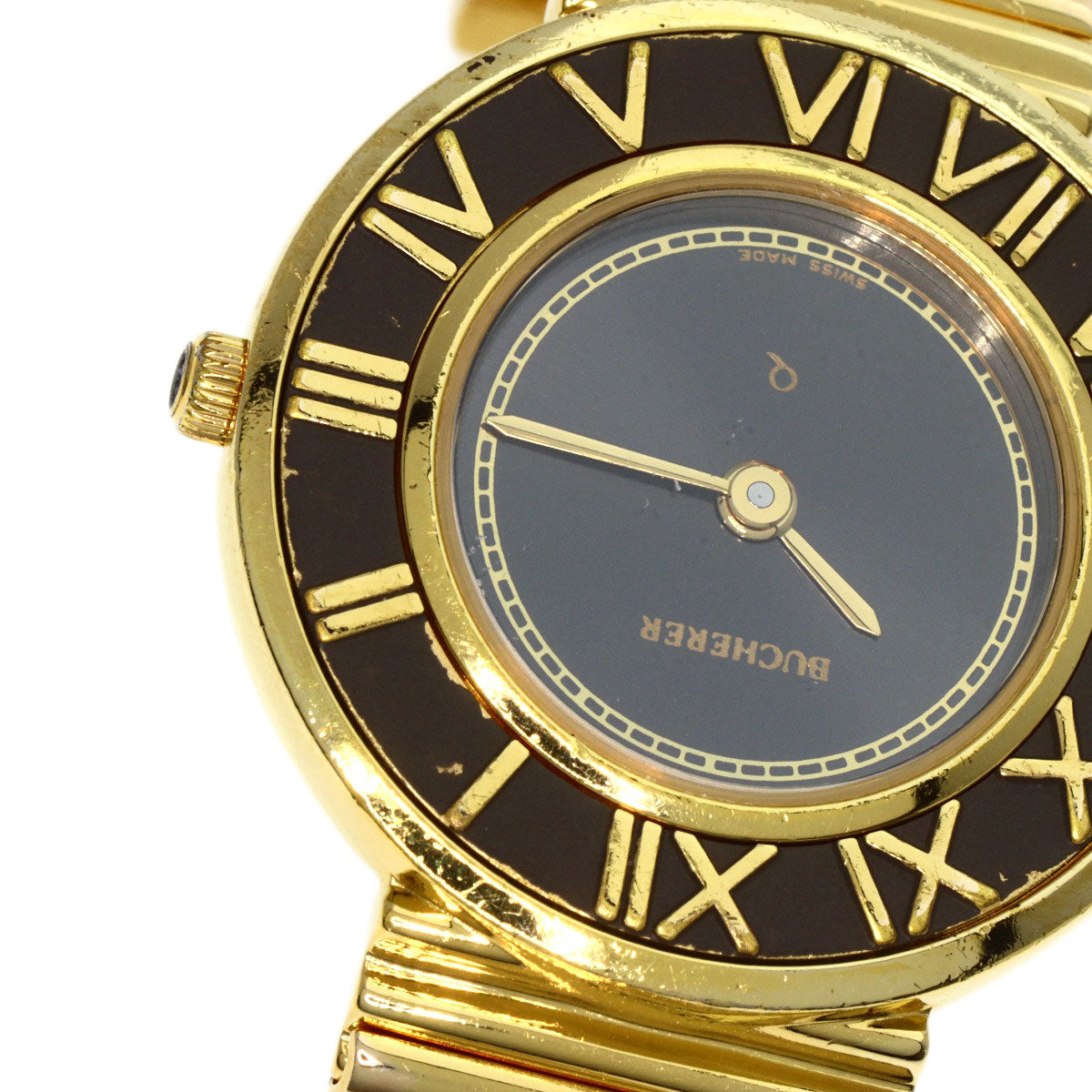 BUCHERER ROUND FACE Watches Gold Plated Gold Plated g　Ladies