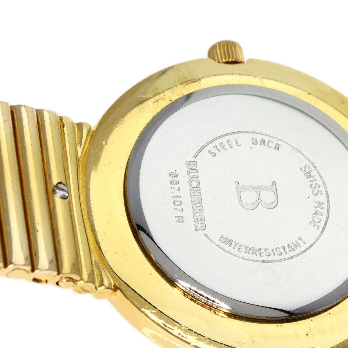 BUCHERER ROUND FACE Watches Gold Plated Gold Plated g　Ladies