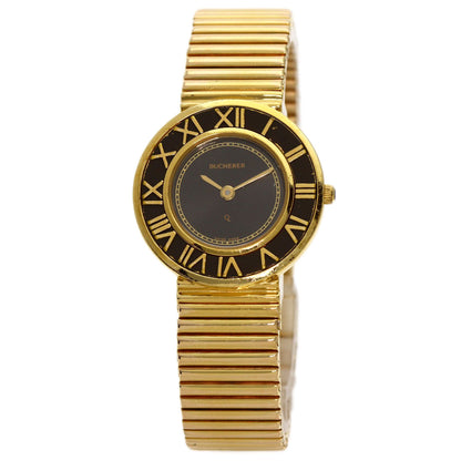 BUCHERER ROUND FACE Watches Gold Plated Gold Plated g　Ladies