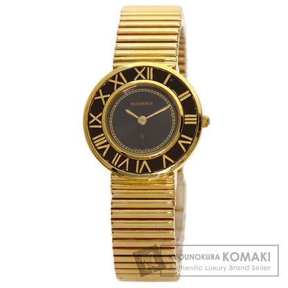 BUCHERER ROUND FACE Watches Gold Plated Gold Plated g　Ladies