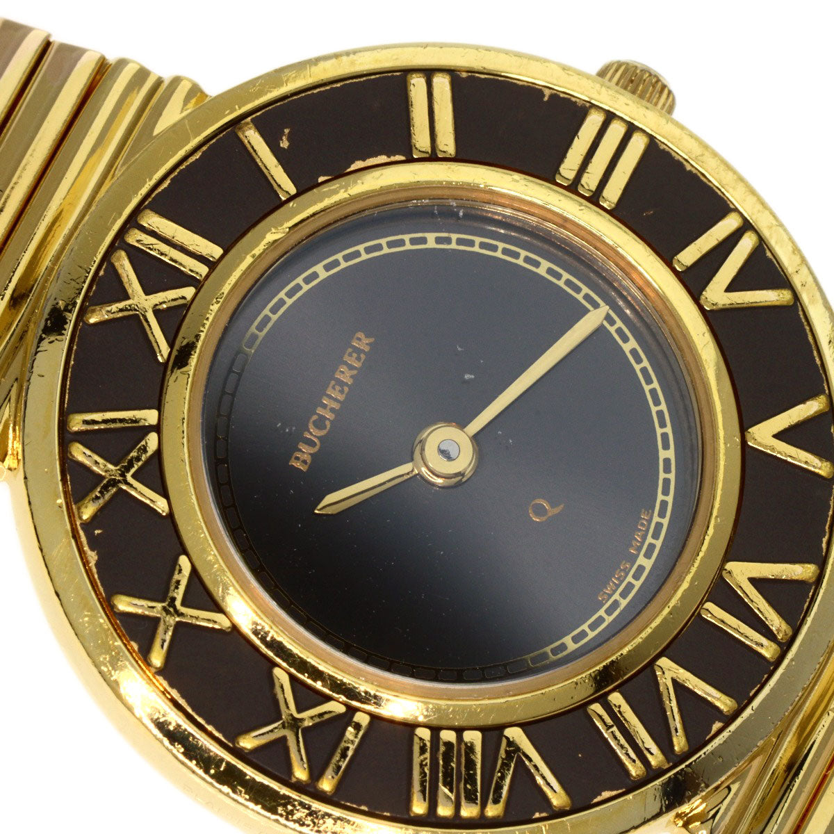 BUCHERER ROUND FACE Watches Gold Plated Gold Plated g　Ladies