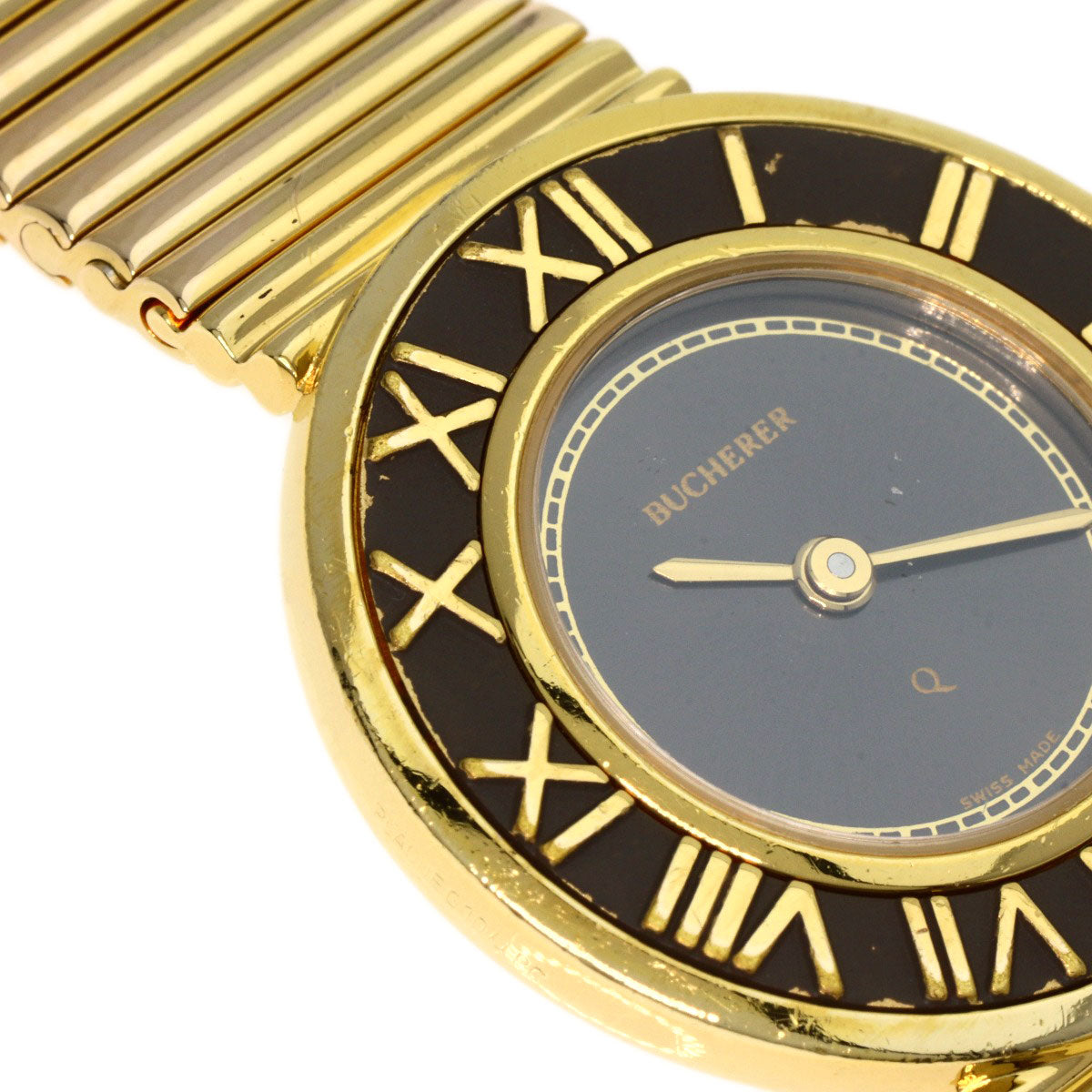 BUCHERER ROUND FACE Watches Gold Plated Gold Plated g　Ladies