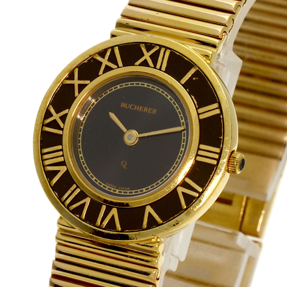 BUCHERER ROUND FACE Watches Gold Plated Gold Plated g　Ladies