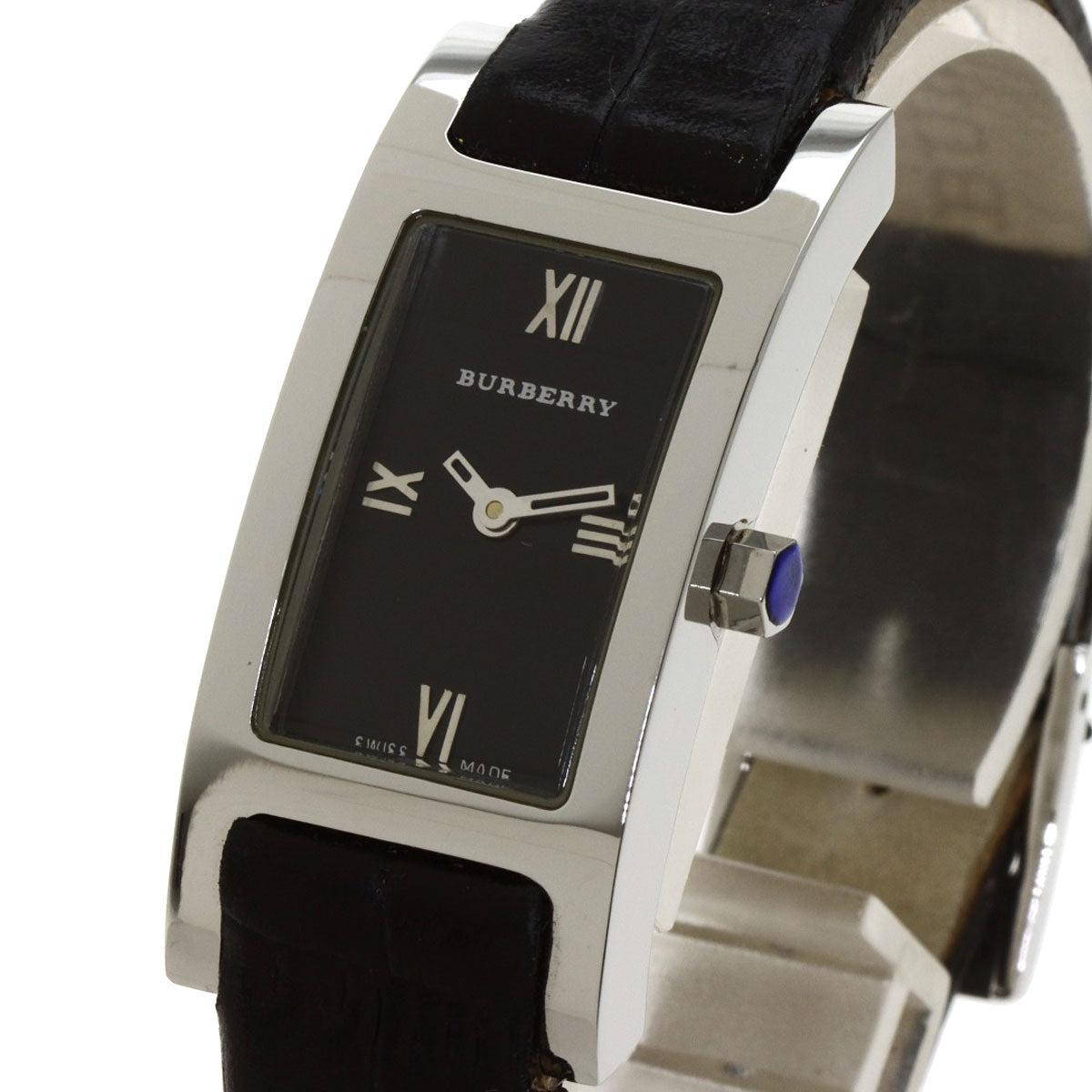 BURBERRY Square face Watches 14000L Stainless Steel/Leather Ladies