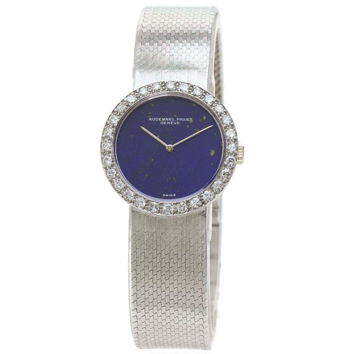 AUDEMARS PIGUET Lapis Lazuli & Azure stone DiamondBezel Watches  K18 White Gold/K18 White Gold Ladies