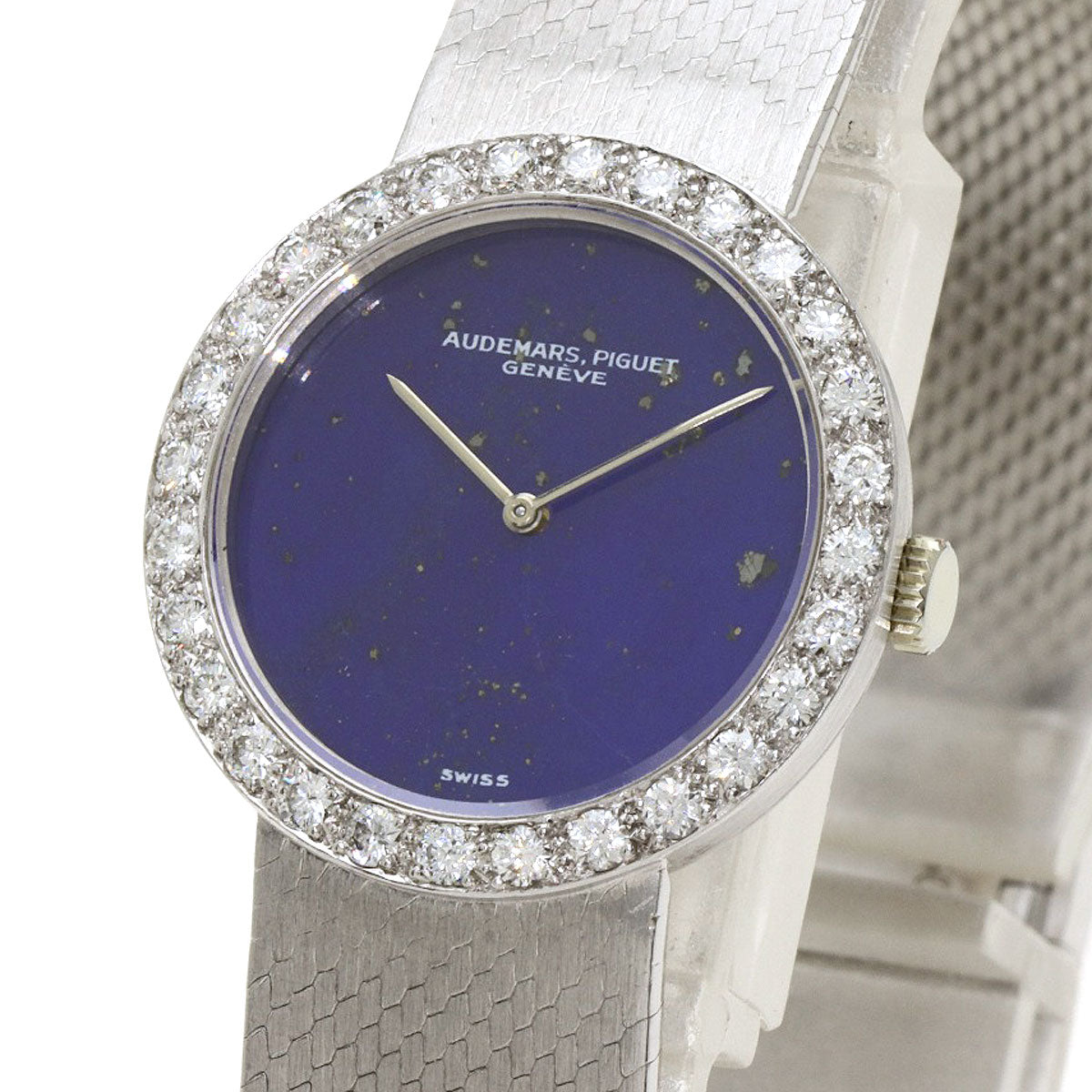 AUDEMARS PIGUET Lapis Lazuli & Azure stone DiamondBezel Watches  K18 White Gold/K18 White Gold Ladies