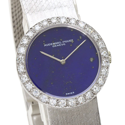 AUDEMARS PIGUET Lapis Lazuli & Azure stone DiamondBezel Watches  K18 White Gold/K18 White Gold Ladies