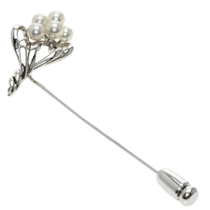 TASAKI   Brooch Akoya pearl Pearl Silver Ladies