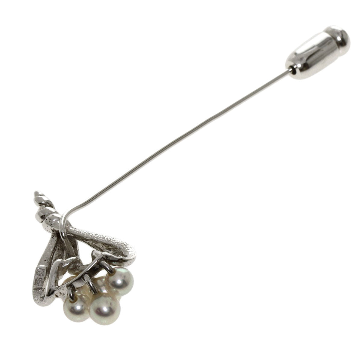 TASAKI   Brooch Akoya pearl Pearl Silver Ladies