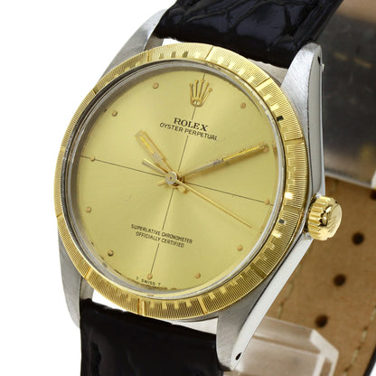 ROLEX Oyster Perpetual Antique 1967 Watches 1038 Stainless Steel/Leather mens