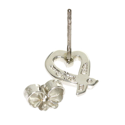 TIFFANY&Co.   earring Rubbing heart only one Silver Ladies