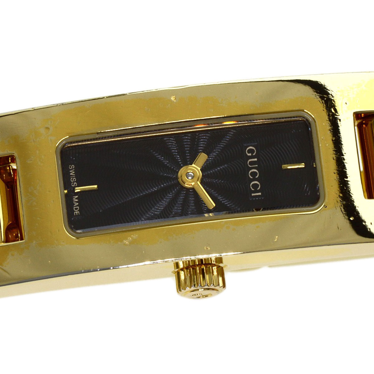 GUCCI Square face Watches 3900L Gold Plated/Gold Plated Ladies