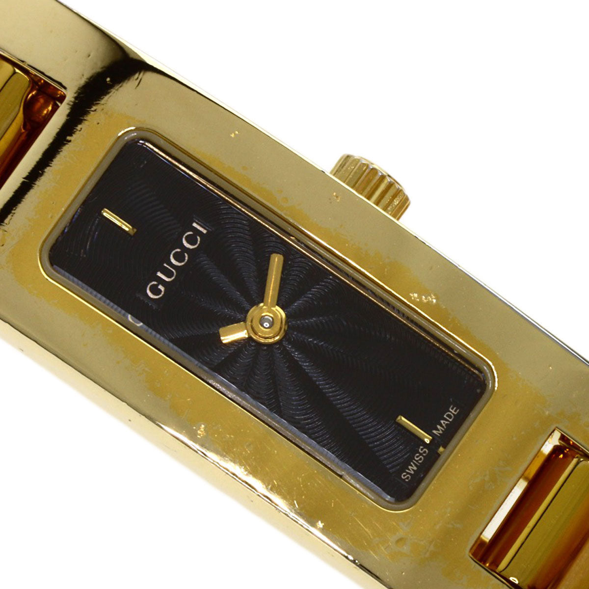 GUCCI Square face Watches 3900L Gold Plated/Gold Plated Ladies