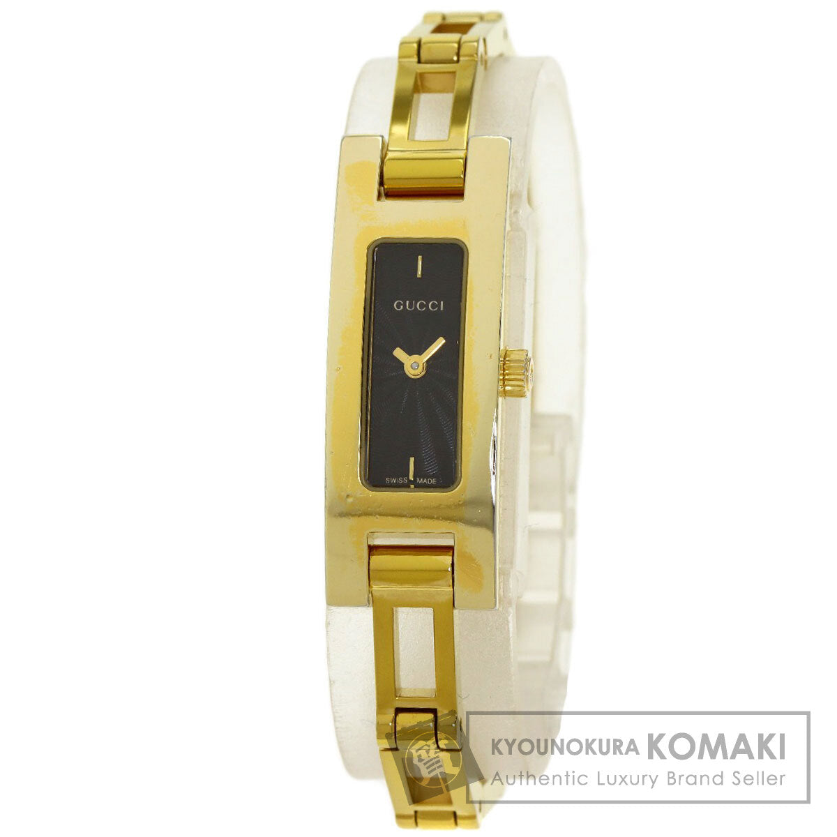 GUCCI Square face Watches 3900L Gold Plated/Gold Plated Ladies