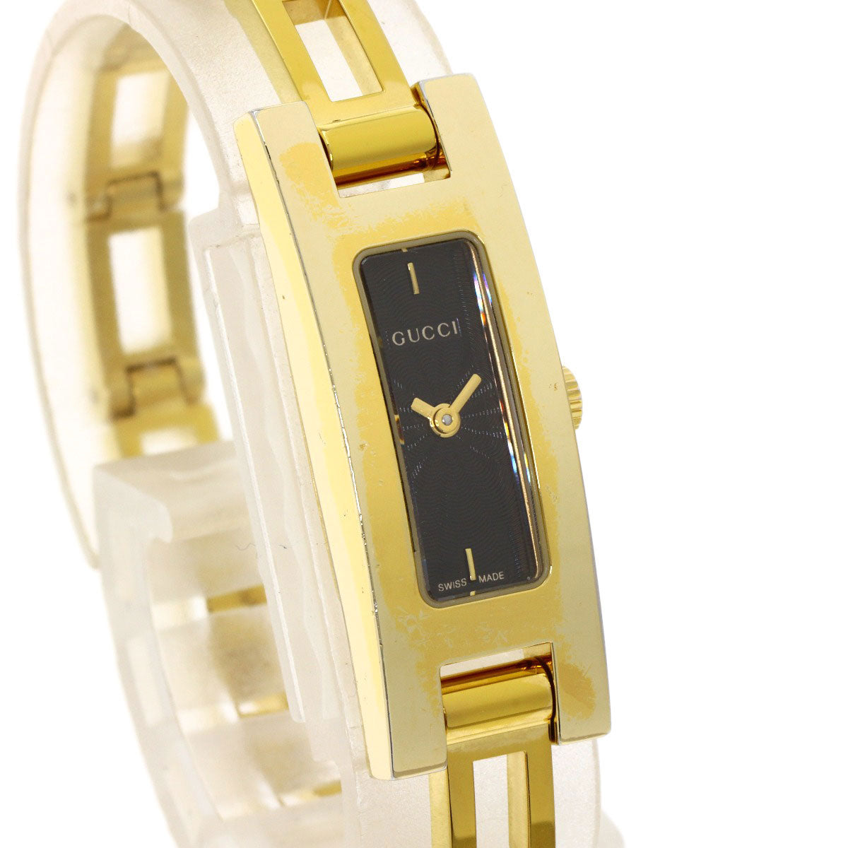 GUCCI Square face Watches 3900L Gold Plated/Gold Plated Ladies