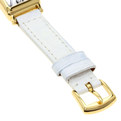 FRANCK MULLER Long Island Watches 802QZ K18 Yellow Gold/Leather Ladies