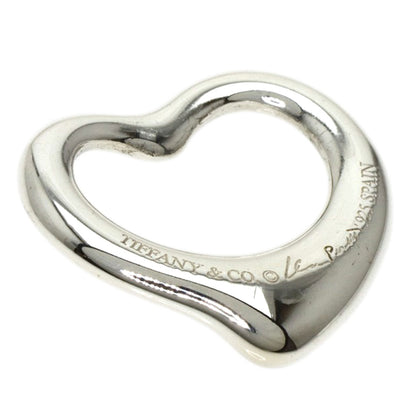 TIFFANY&Co.   Pendant top Open heart Silver Ladies