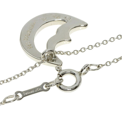 TIFFANY&Co.   Necklace Crescent moon Silver Ladies