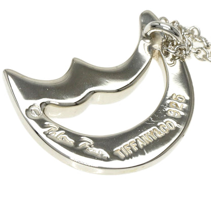 TIFFANY&Co.   Necklace Crescent moon Silver Ladies