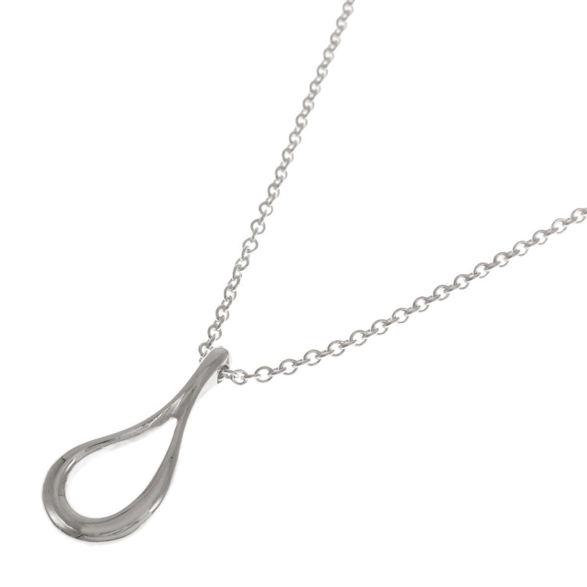 TIFFANY&Co.   Necklace open teardrop Silver Ladies