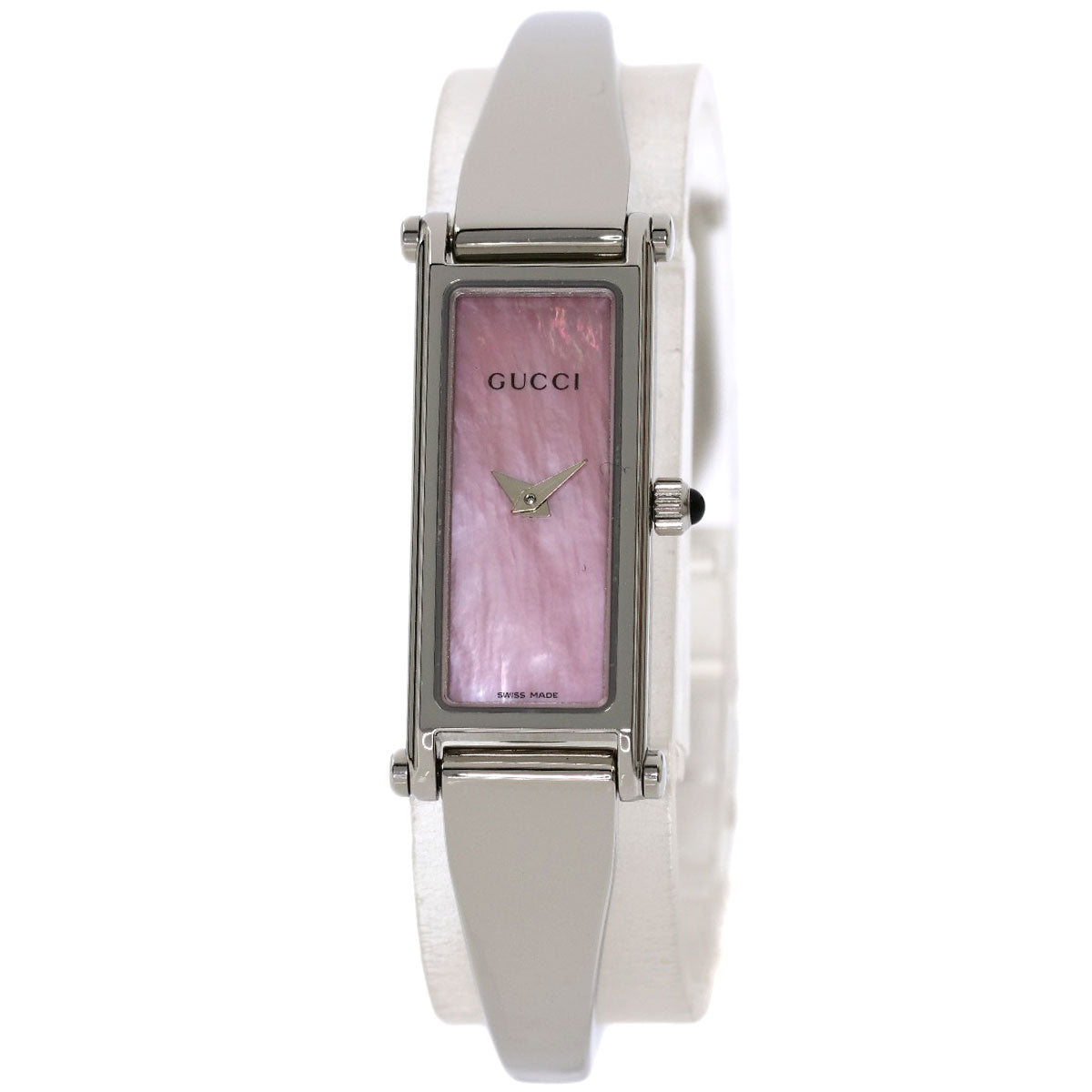 GUCCI Square face Watches 1500L Stainless Steel/Stainless Steel Ladies