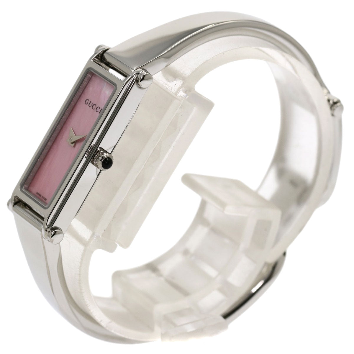 GUCCI Square face Watches 1500L Stainless Steel/Stainless Steel Ladies