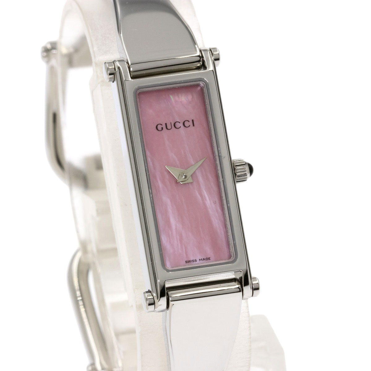 GUCCI Square face Watches 1500L Stainless Steel/Stainless Steel Ladies