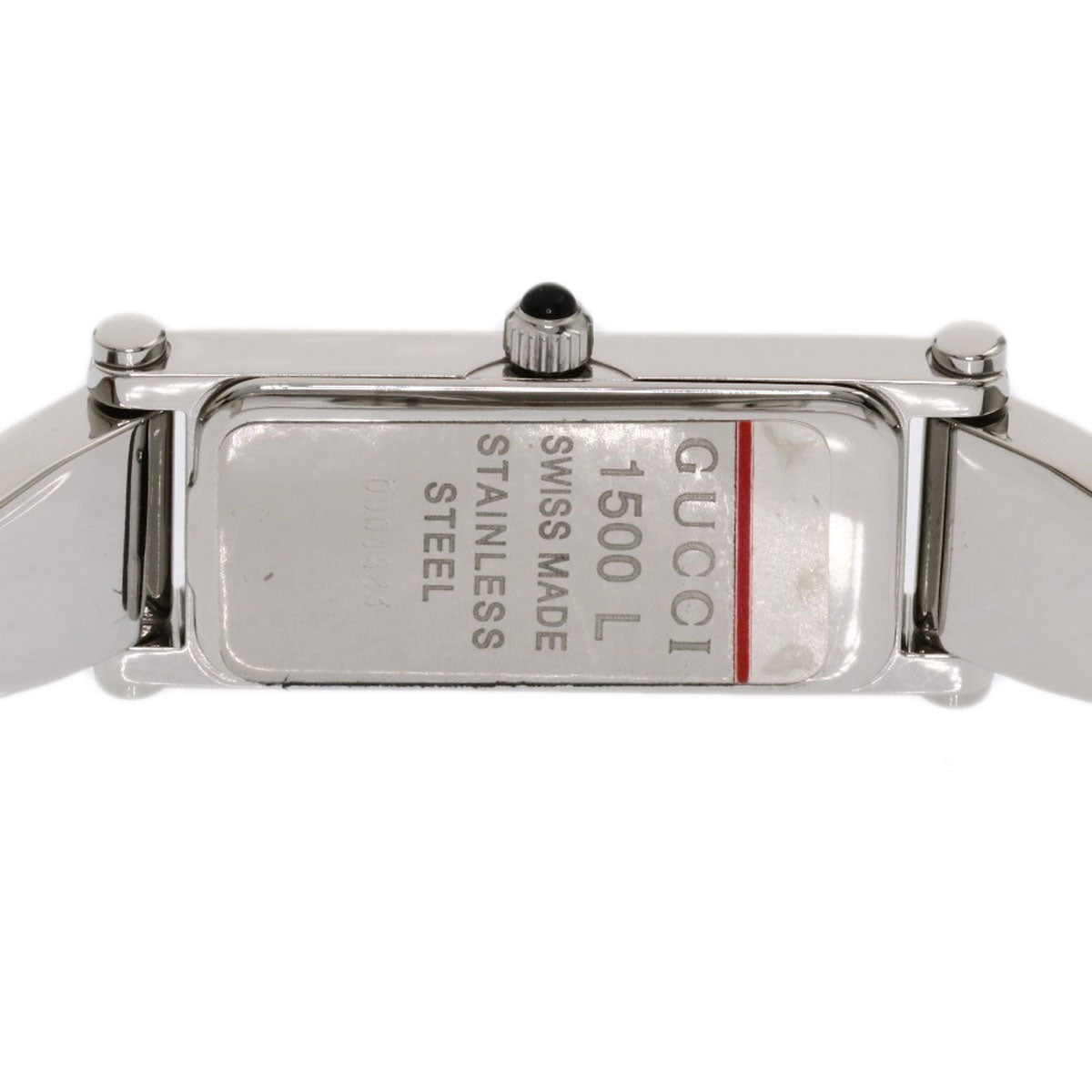 GUCCI Square face Watches 1500L Stainless Steel/Stainless Steel Ladies