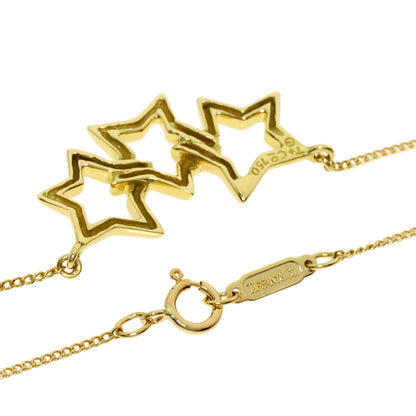 TIFFANY&Co.   Necklace Triple star K18 Yellow Gold Ladies