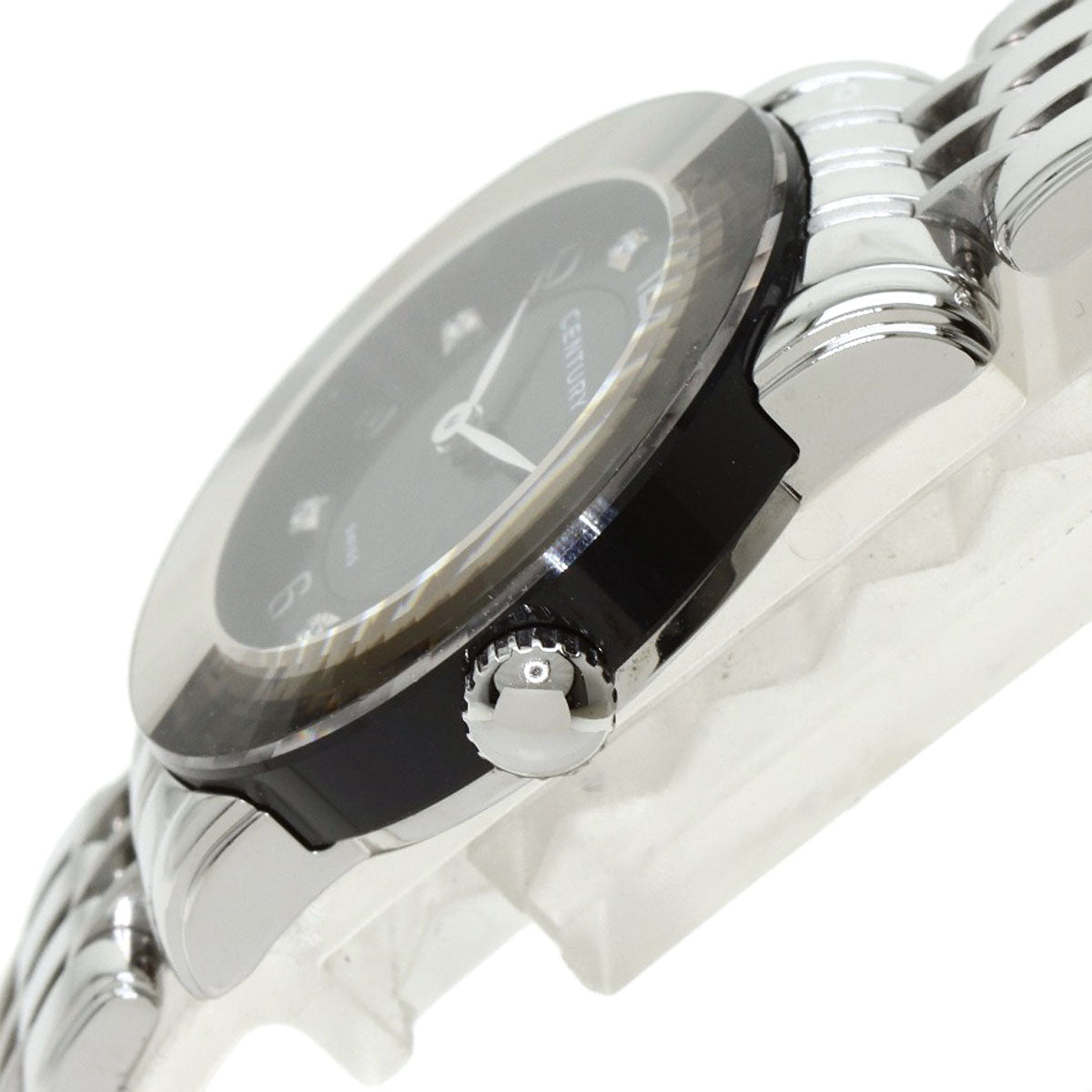 CENTURY Elegance Watches 648.7.S.N5B.12.SF Stainless Steel/Stainless Steel Ladies