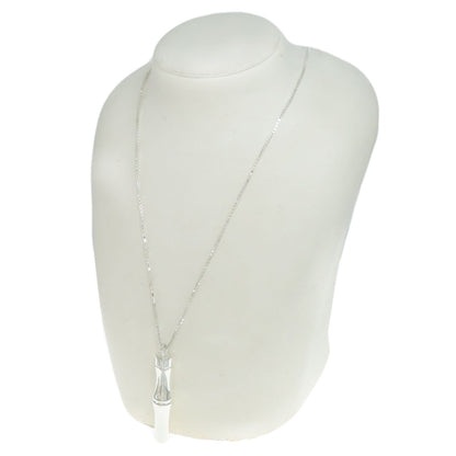 GUCCI   Necklace bamboo long Silver Ladies