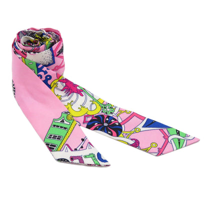 HERMES   Scarf Twilly Silk Ladies