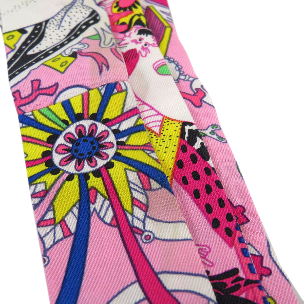 HERMES   Scarf Twilly Silk Ladies