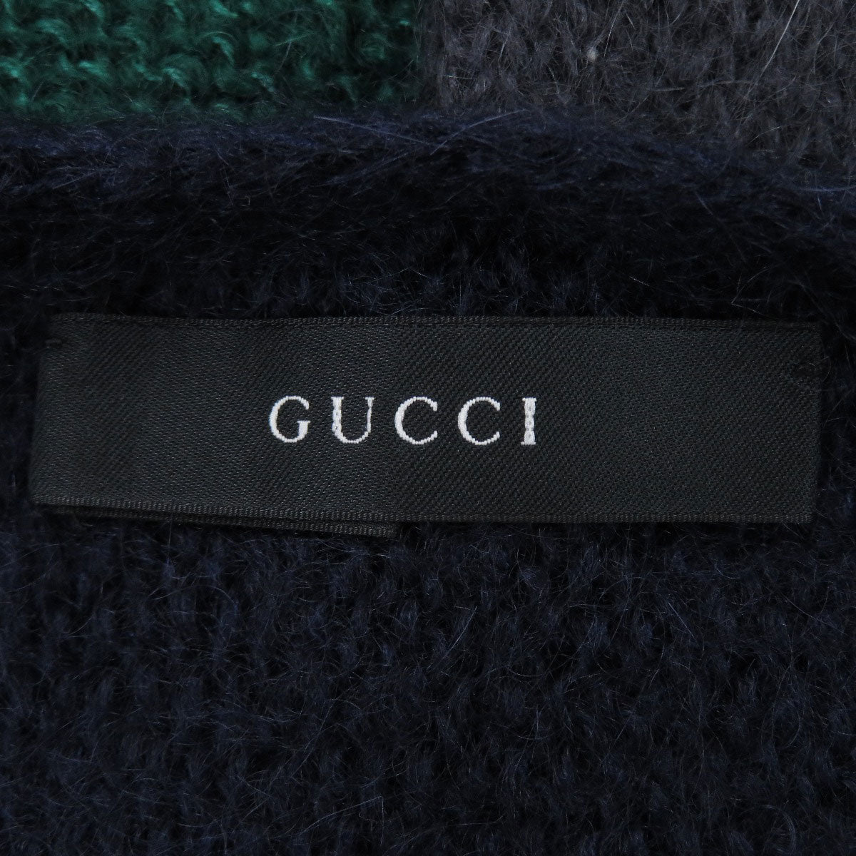GUCCI 3 colors Scarf Moheya Silkunisex [Used]