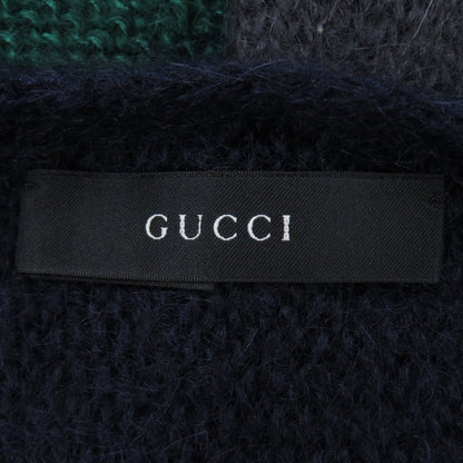 GUCCI 3 colors Scarf Moheya Silkunisex [Used]